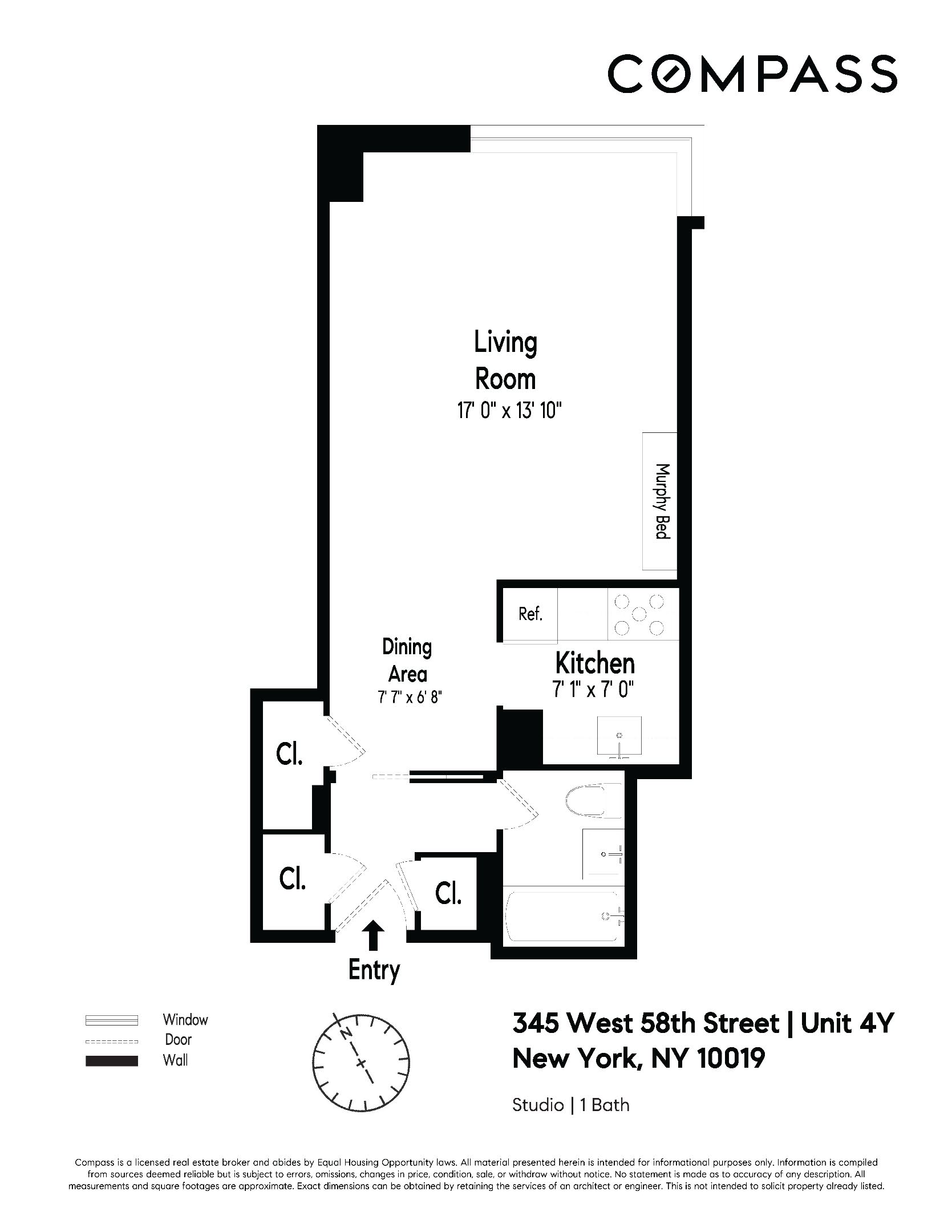 345 W 58th Street 4Y