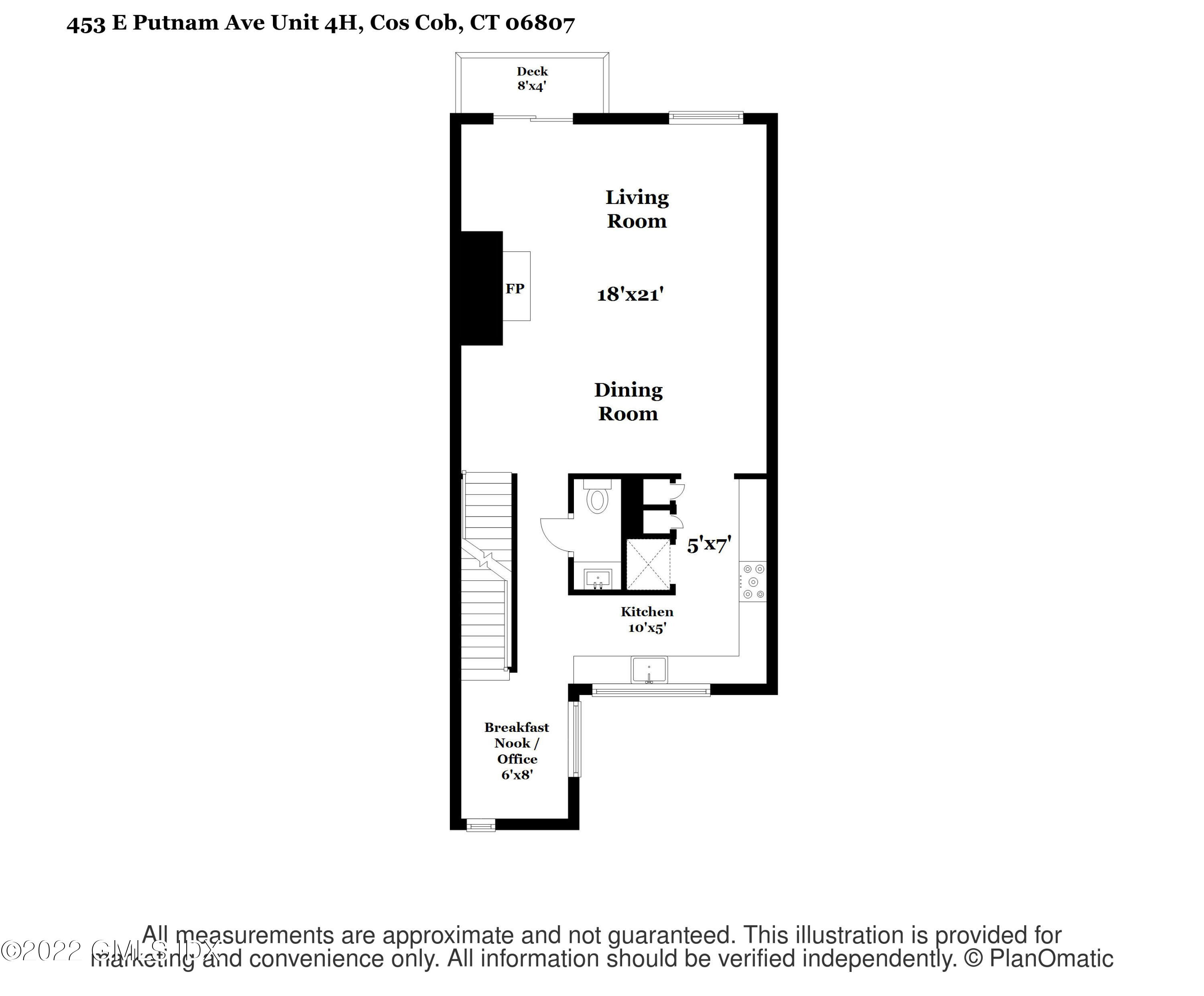 453 E Putnam Avenue, 4H