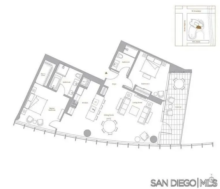 888 W E Street Unit 2004