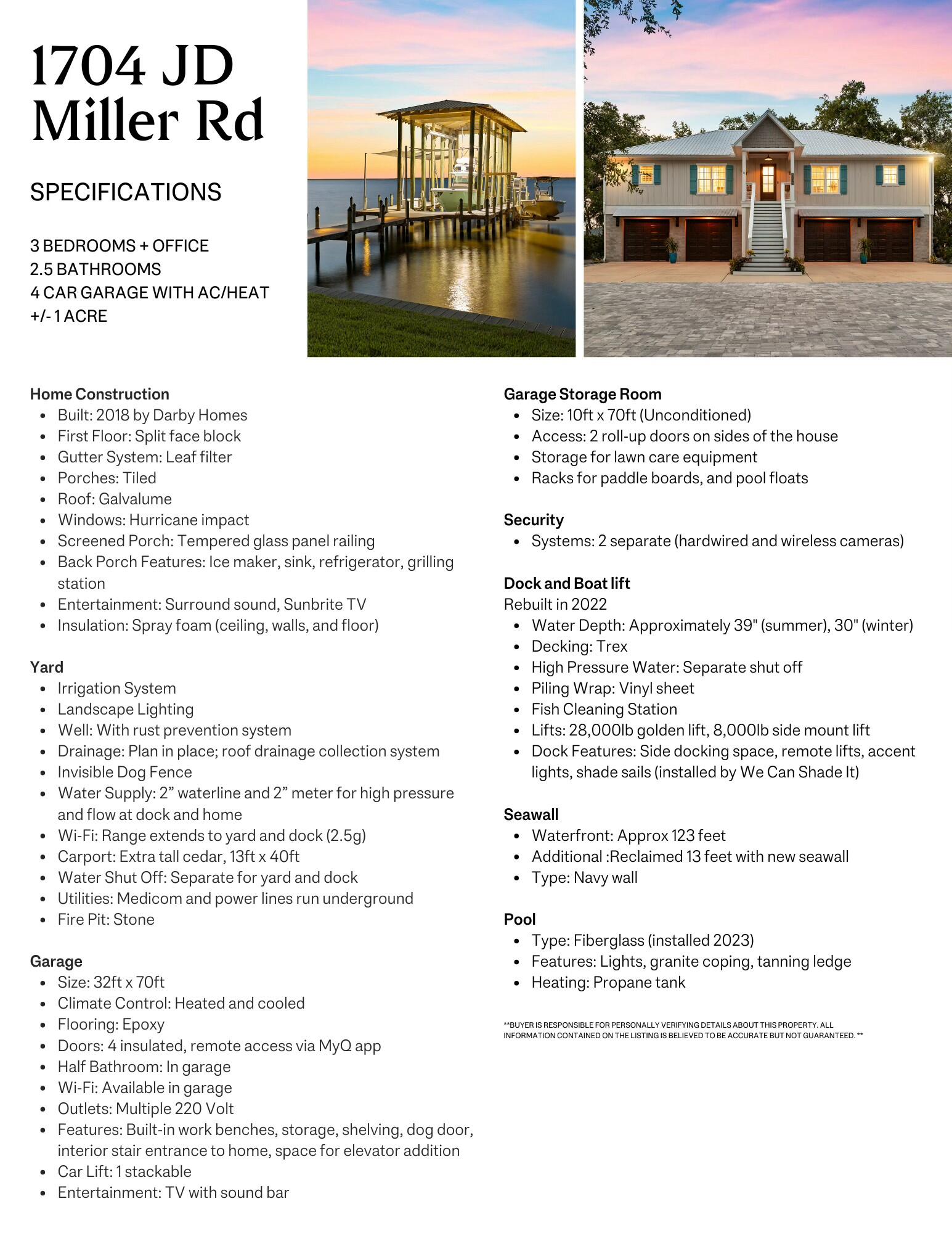 1704 J D MILLER Road