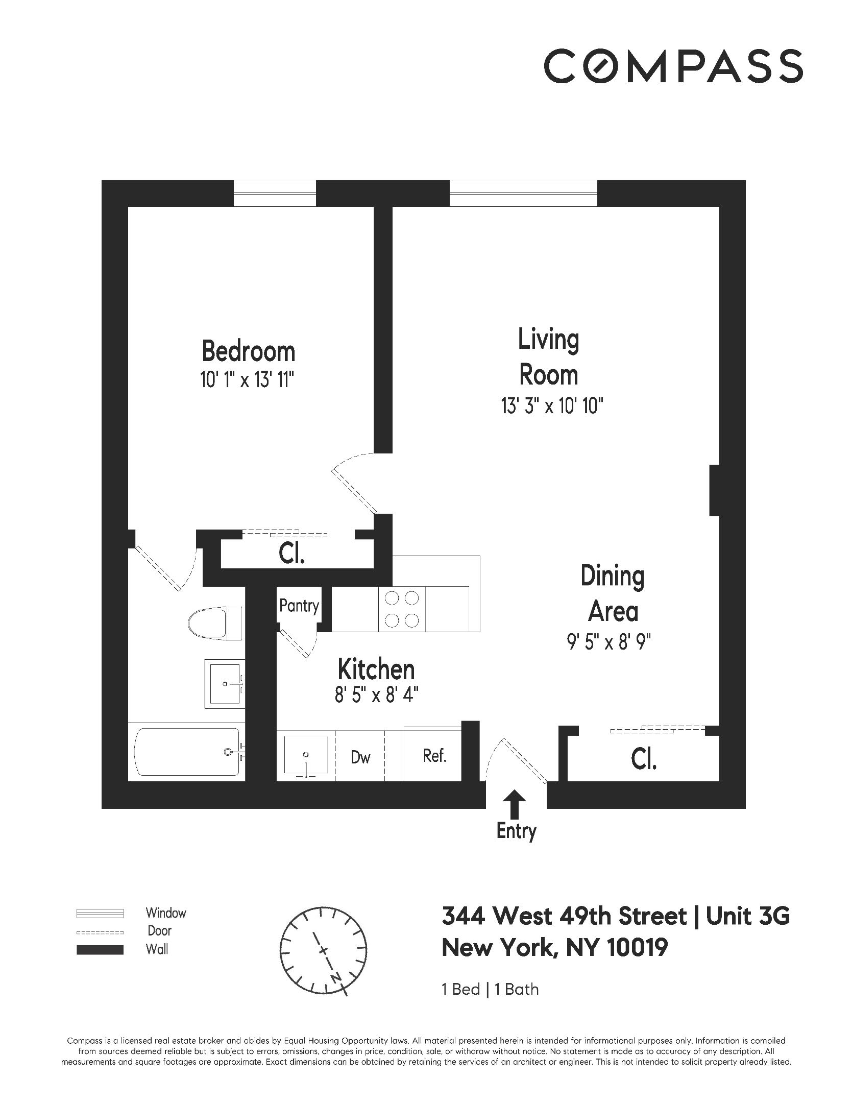 344 W 49th Street 3G