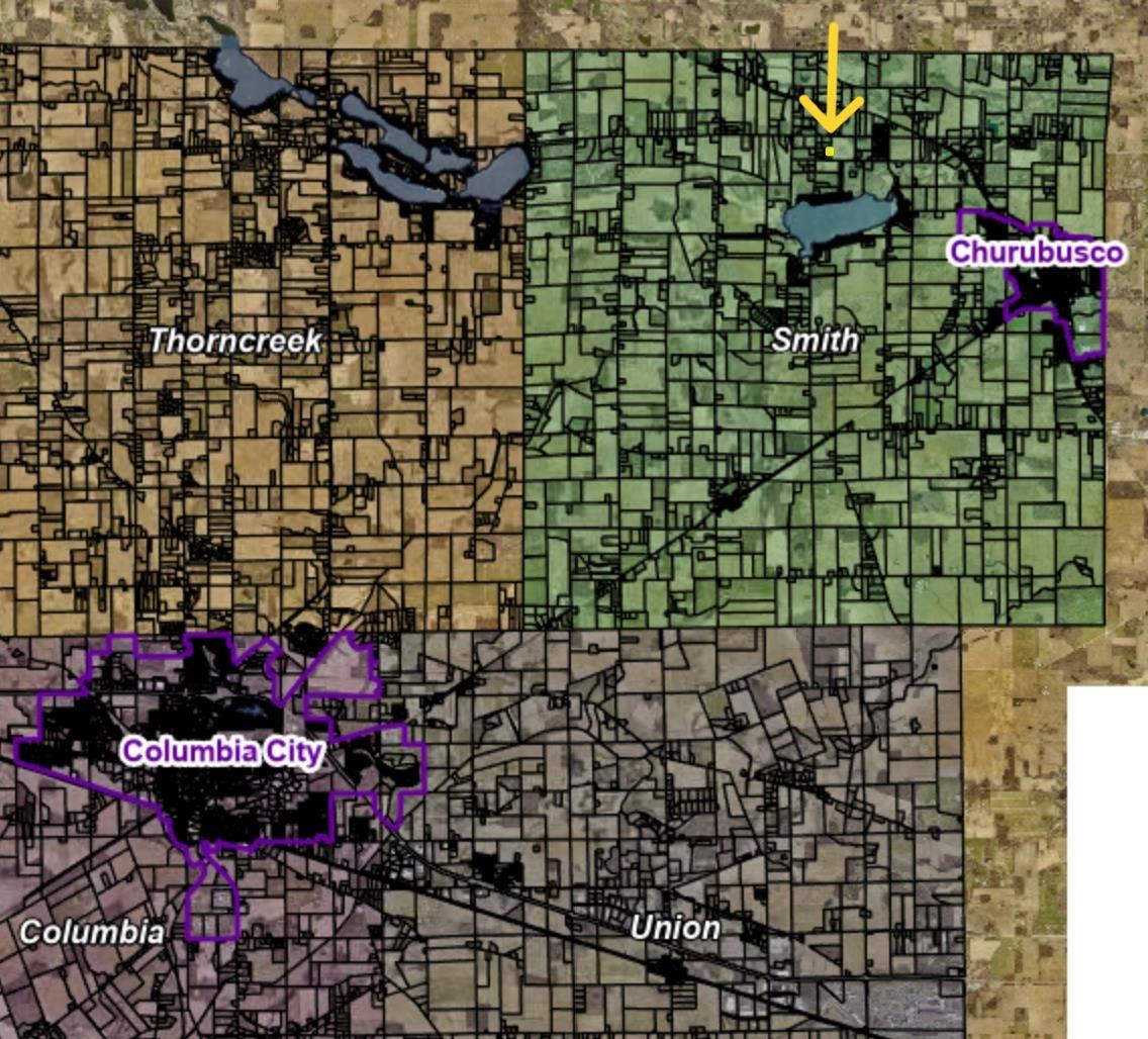 0 E 575 N