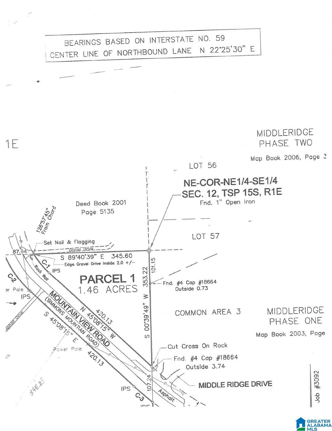 LOT 1 MOUNTAIN VIEW LOT 1