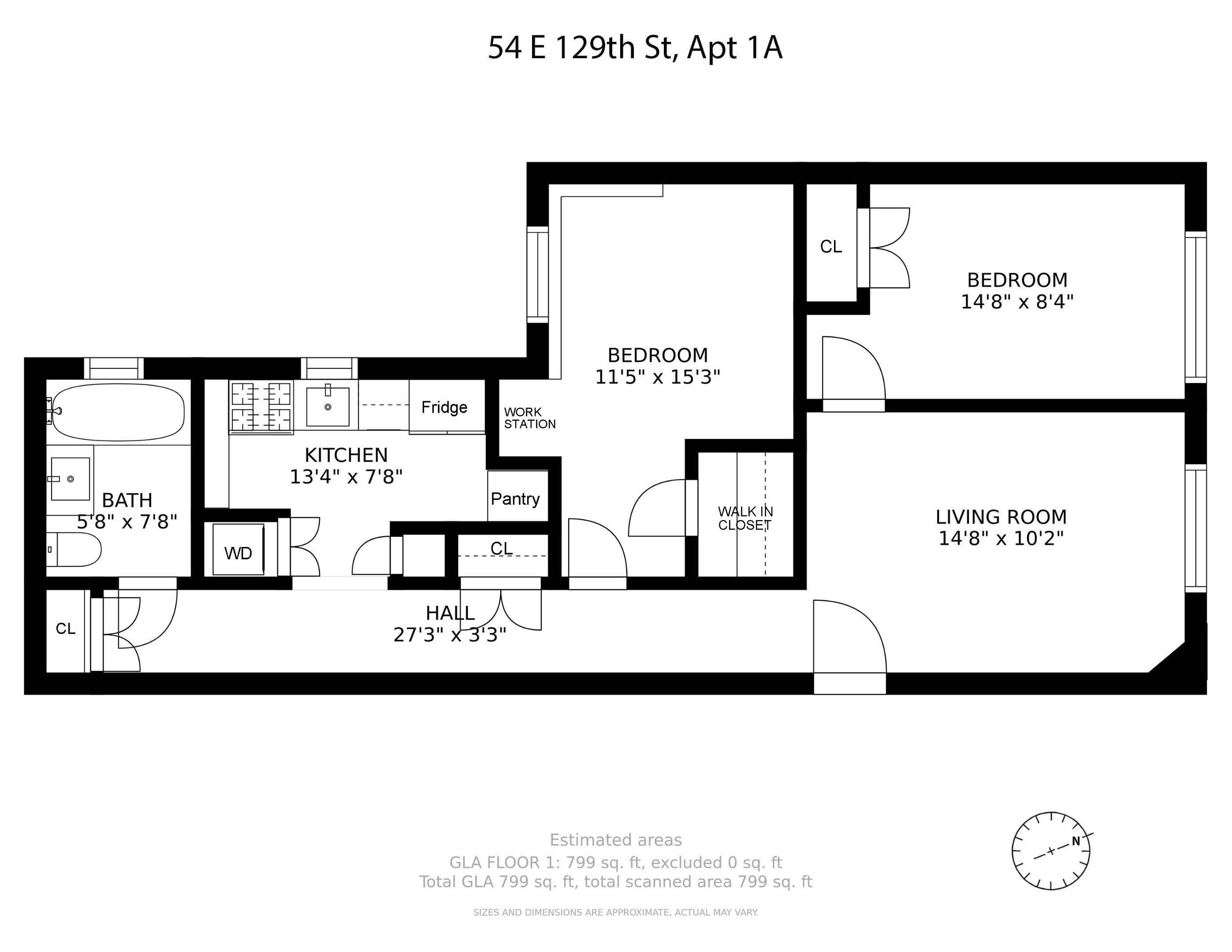 54 E 129th Street 1A