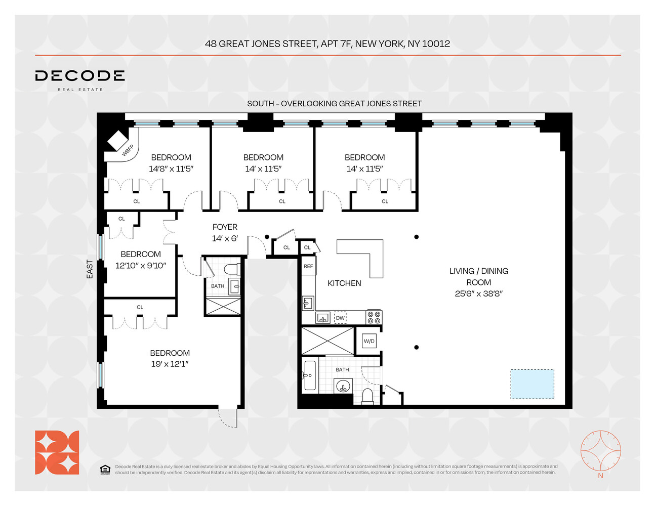 48 GREAT JONES Street 7F