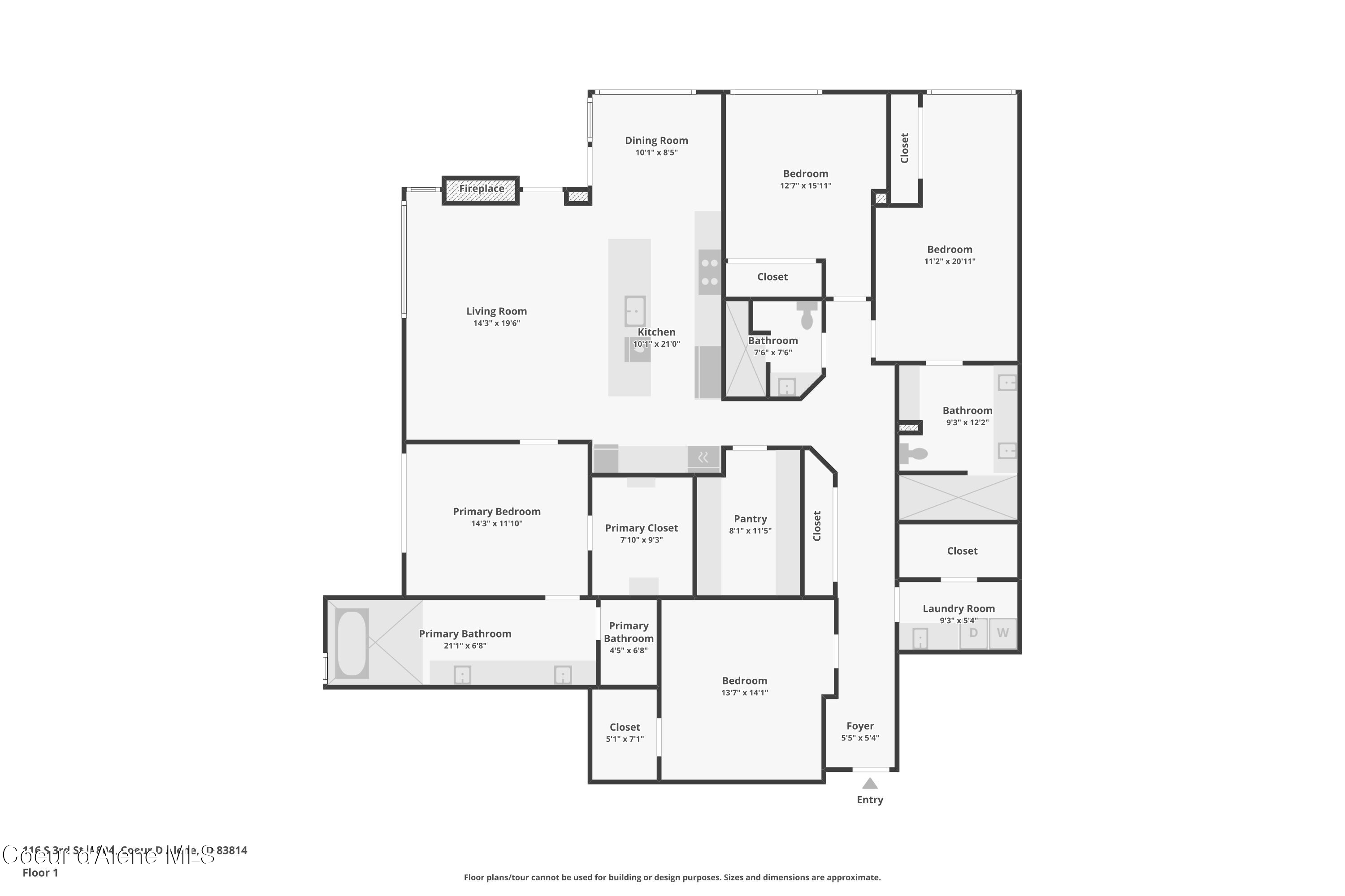 116 S 3RD ST, 804, Coeur d'Alene Unit: 804