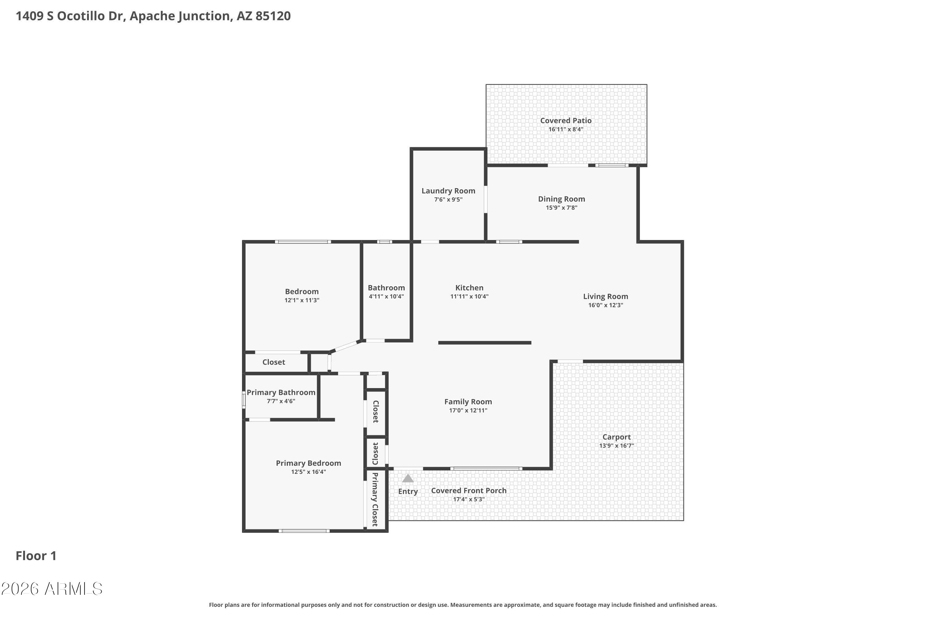 1409 S OCOTILLO Drive