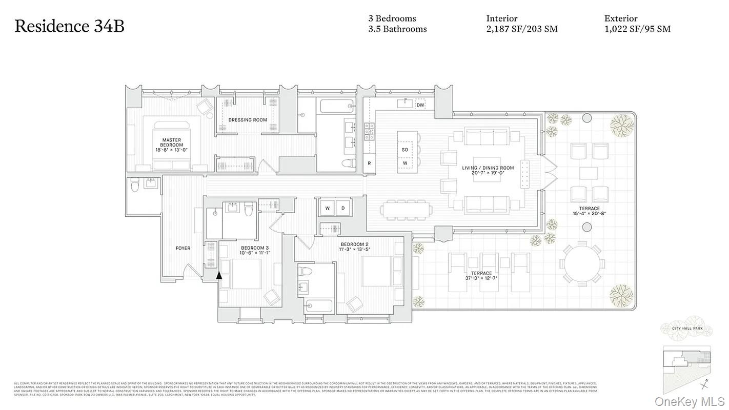 25 Park Row Unit: 34B