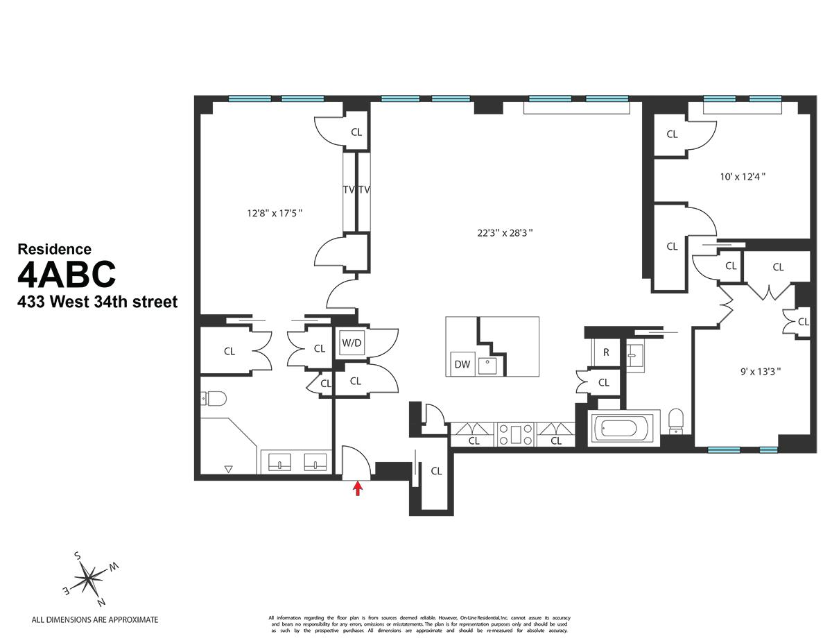 433 W 34th Street 4-ABC