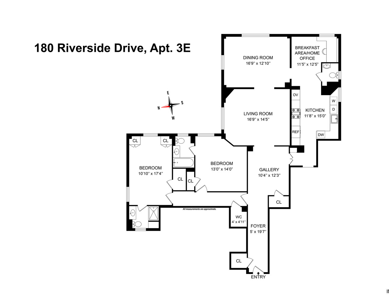 180 RIVERSIDE Drive 3E