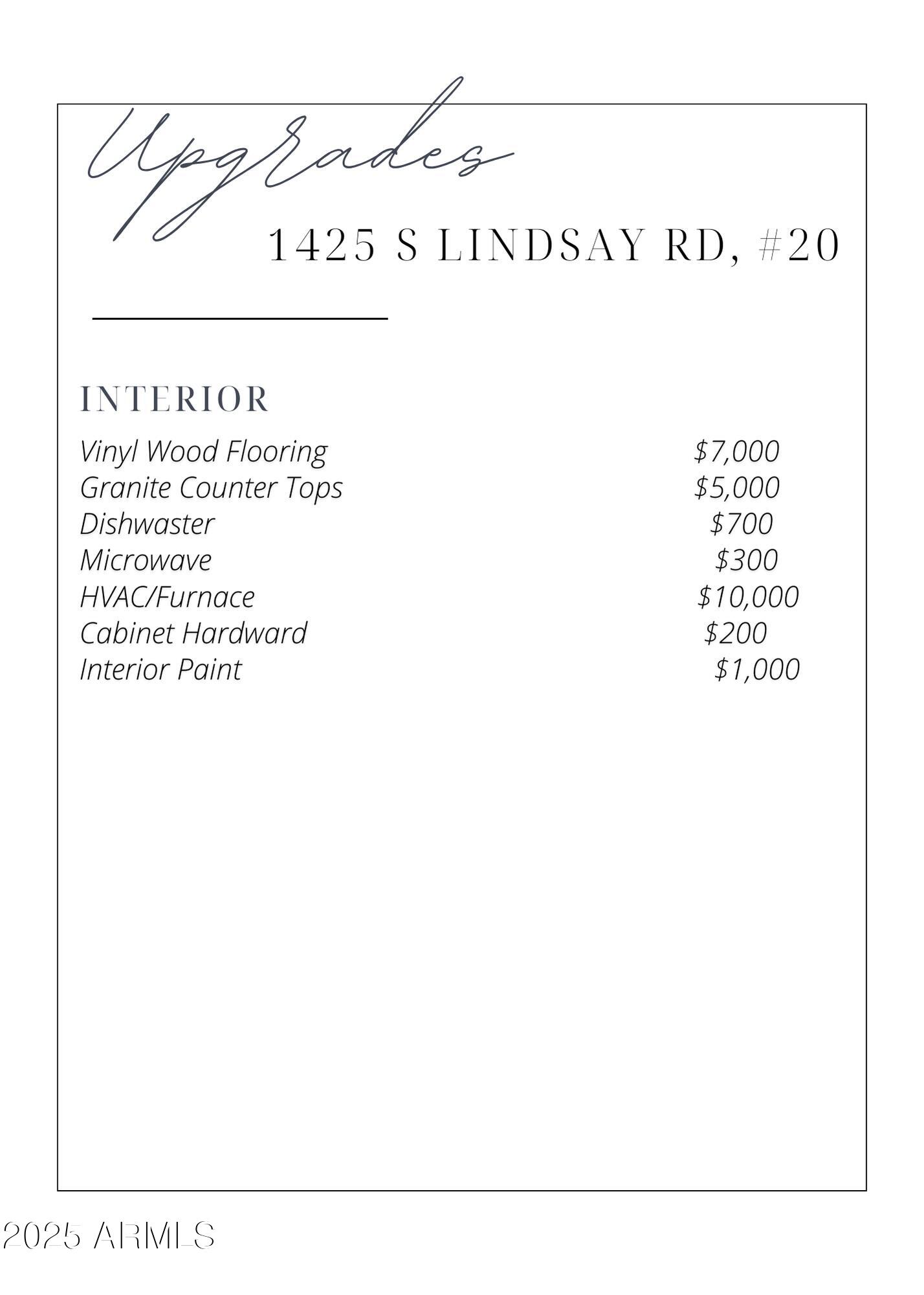 1425 S LINDSAY Road, 20