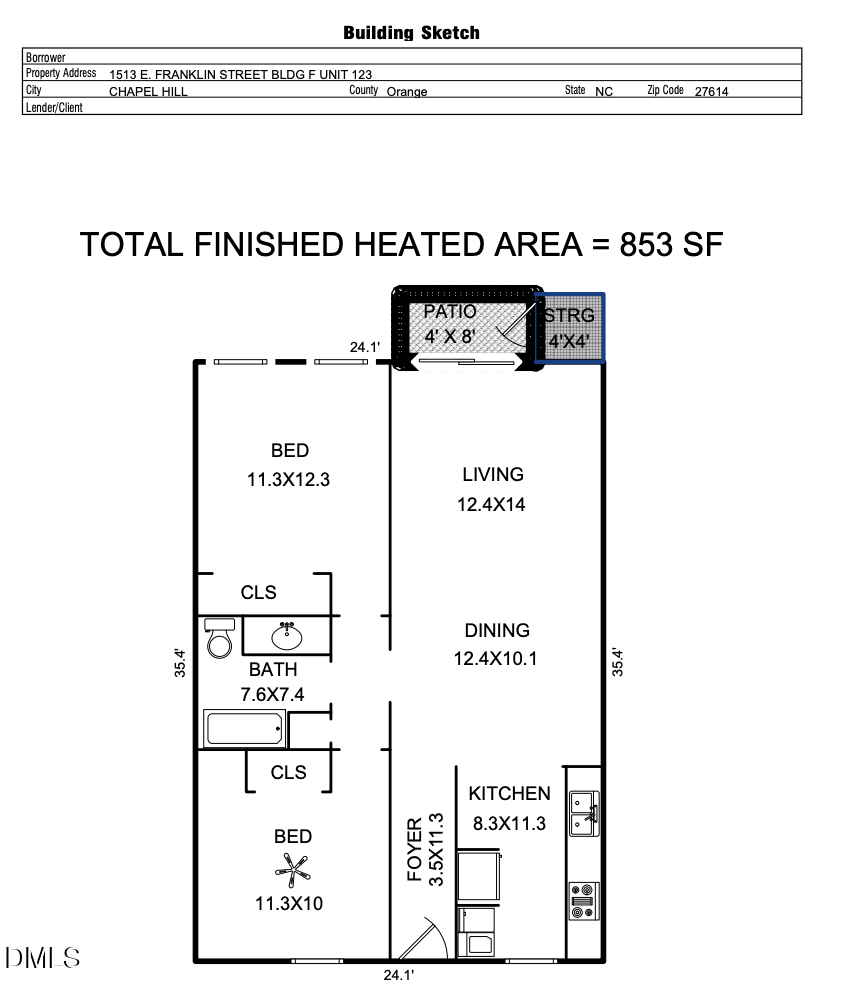 1513 E Franklin Street Unit 123 Unit: Bldg F Unit 123