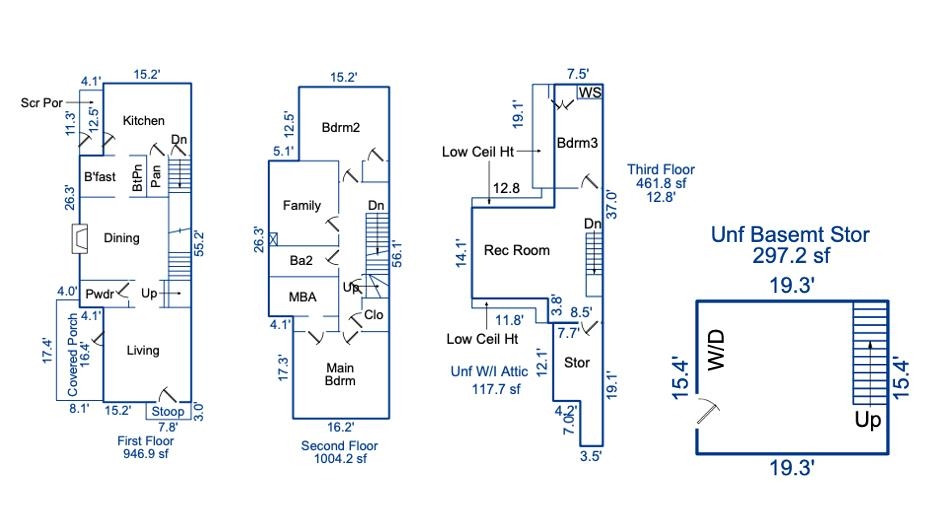 1016 1/2 Minerva Avenue Side Unit: Left Side