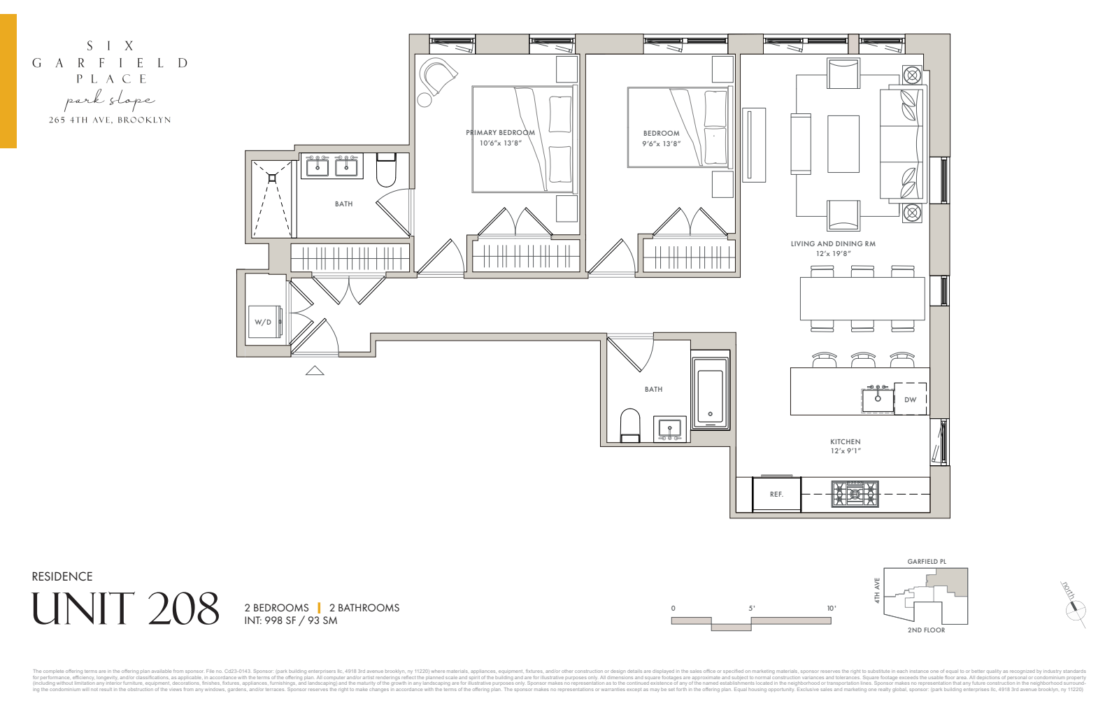 6 GARFIELD Place 208