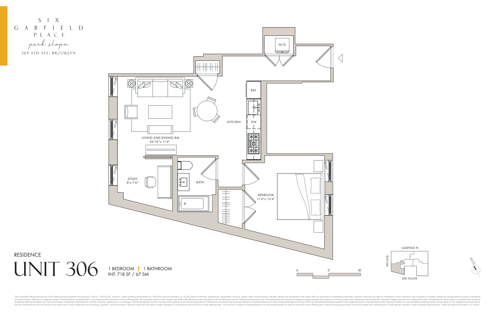 6 GARFIELD Place 306