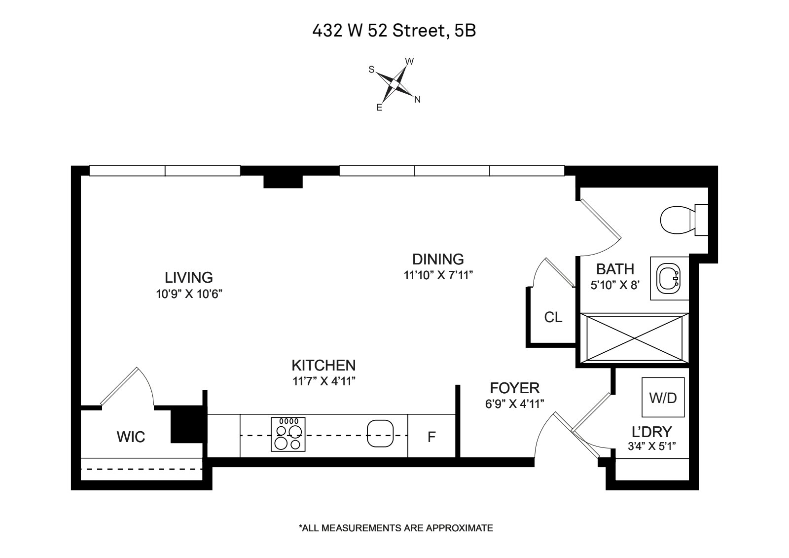 432 W 52ND Street 5B