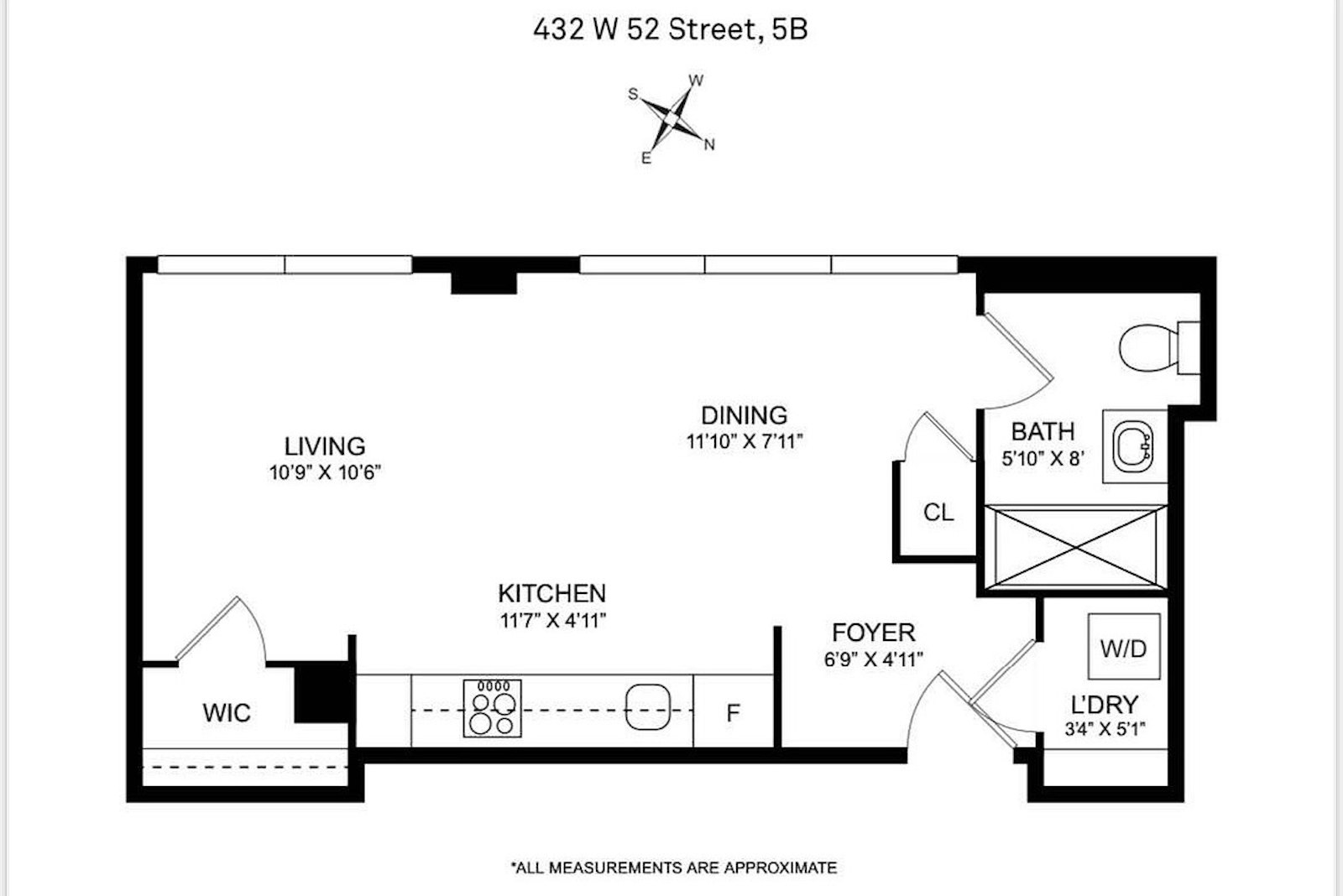432 W 52ND Street 5B