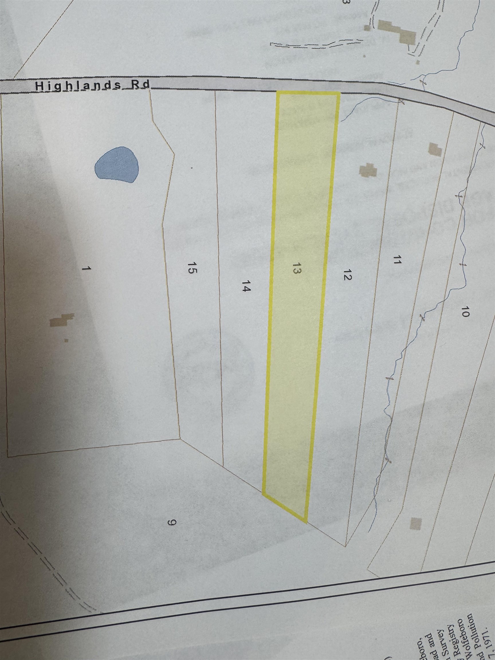 Lot 13 Beach Pond Road