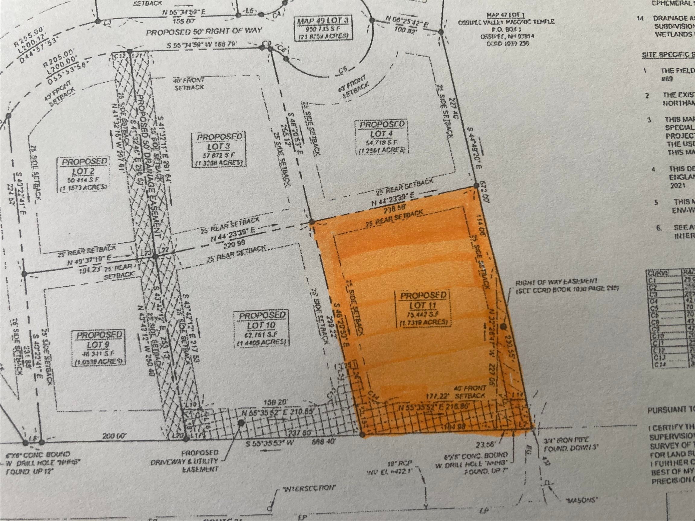 Lot 11 Squire Lane Unit: 11