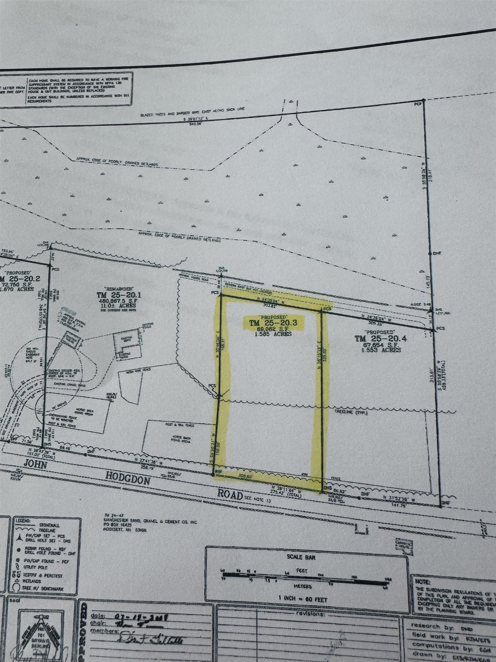 Lot 20.3 John Hodgdon Road