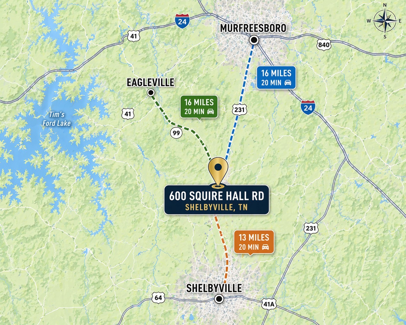 600 Squire Hall Rd