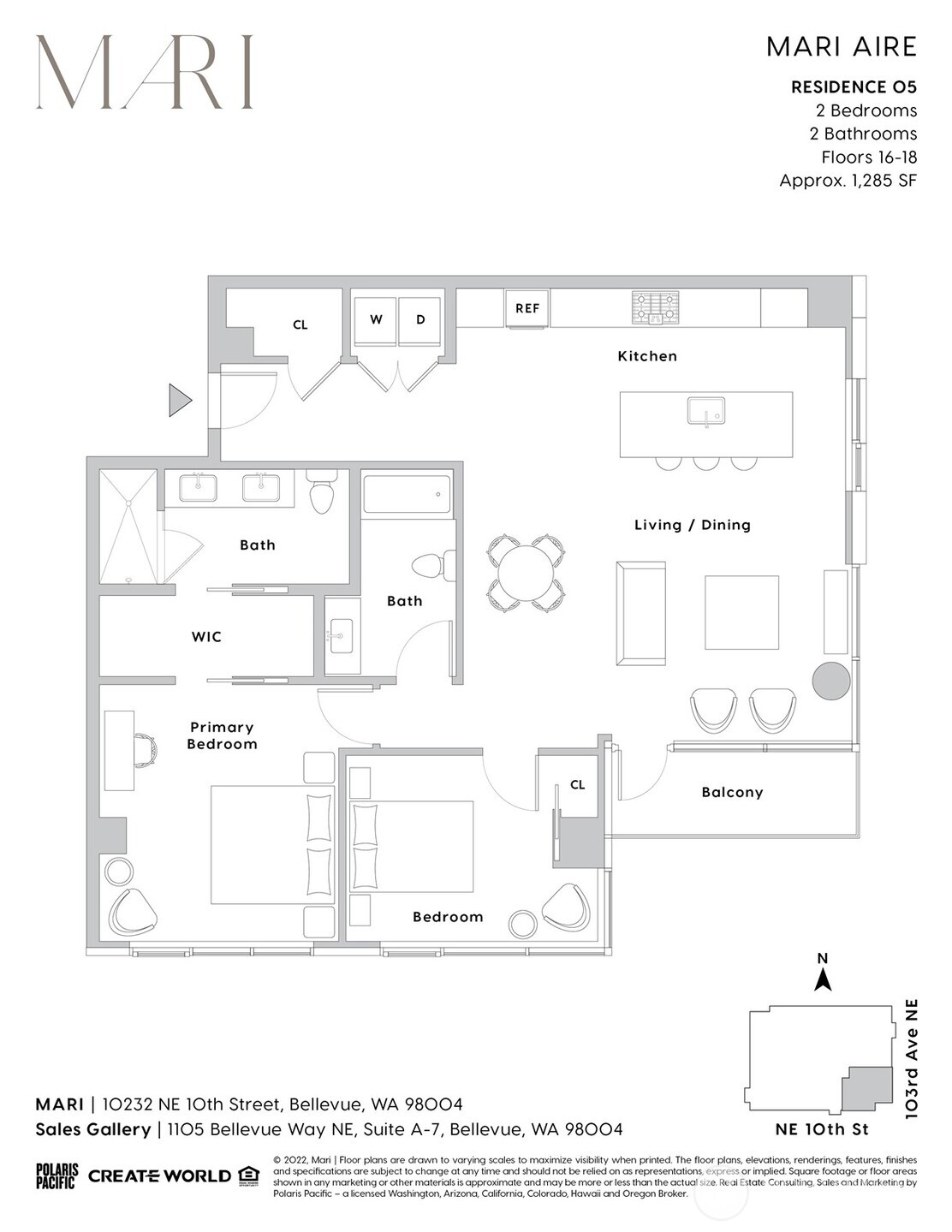 10232 NE 10th Street Unit: 1705