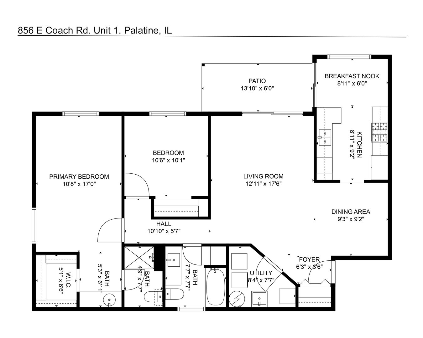 856 E Coach Road Unit: 1