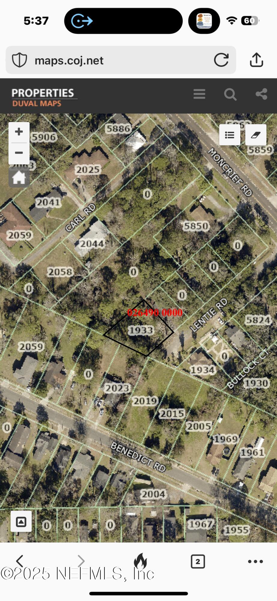 1933 LENTIE Road