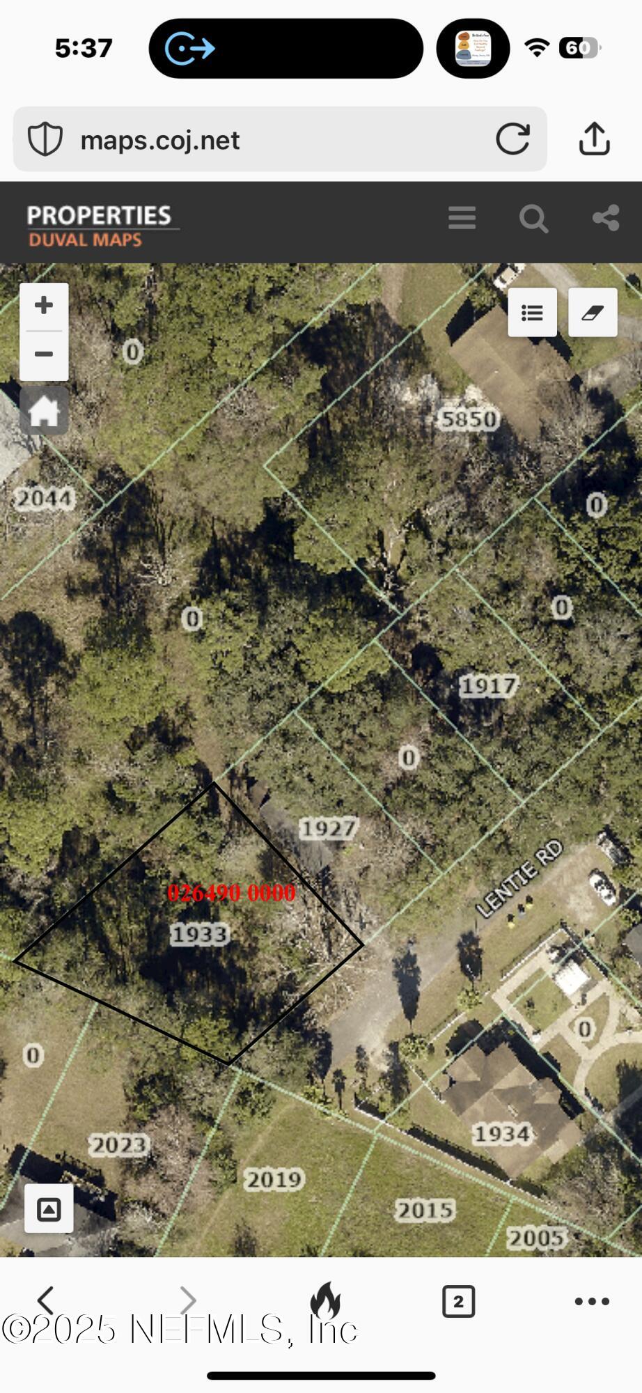 1933 LENTIE Road