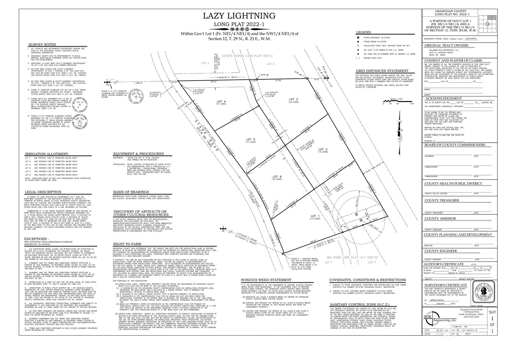 0 NNA Lazy Lightning SP 1,2, 4-6