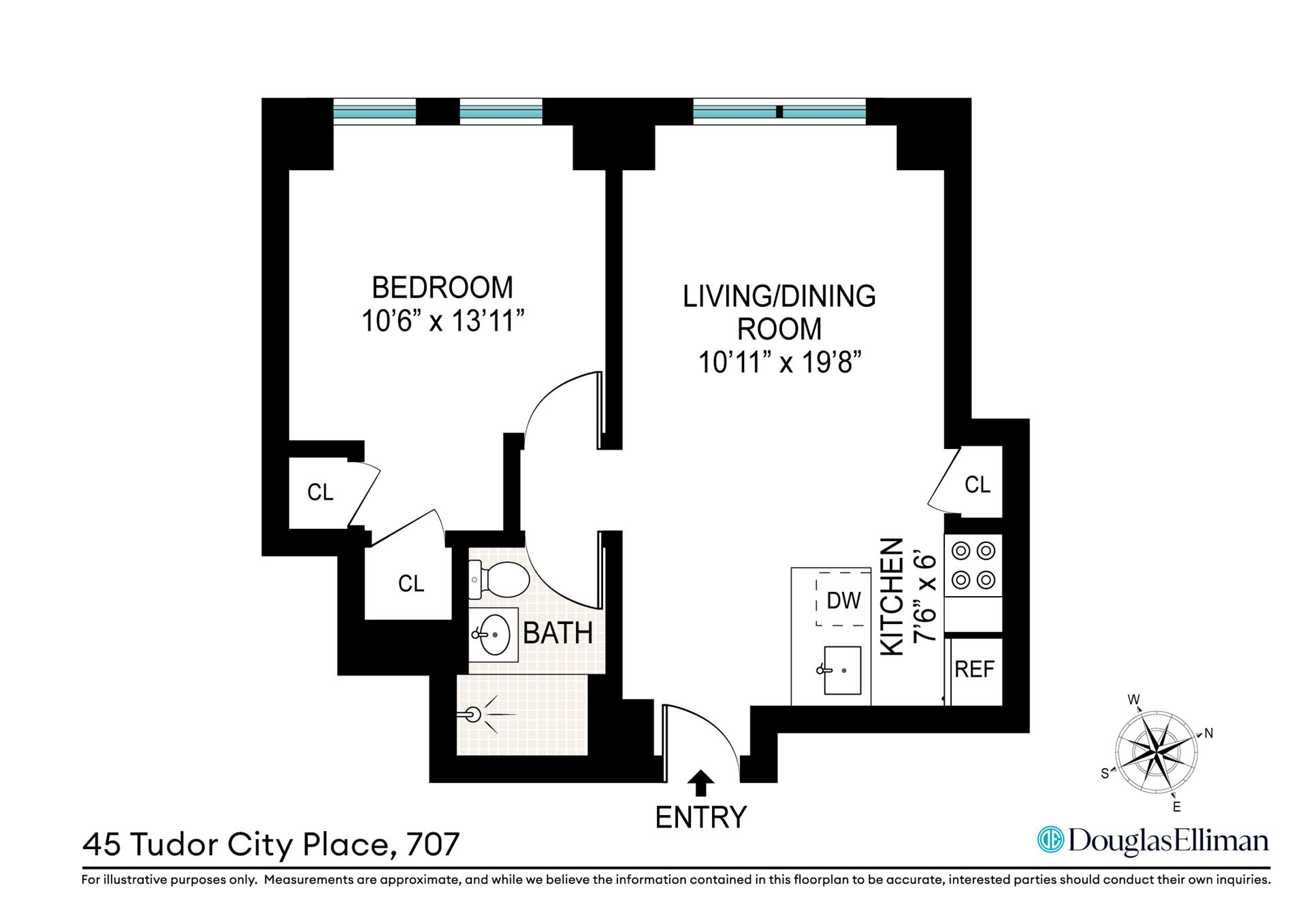 45 TUDOR CITY Place 707
