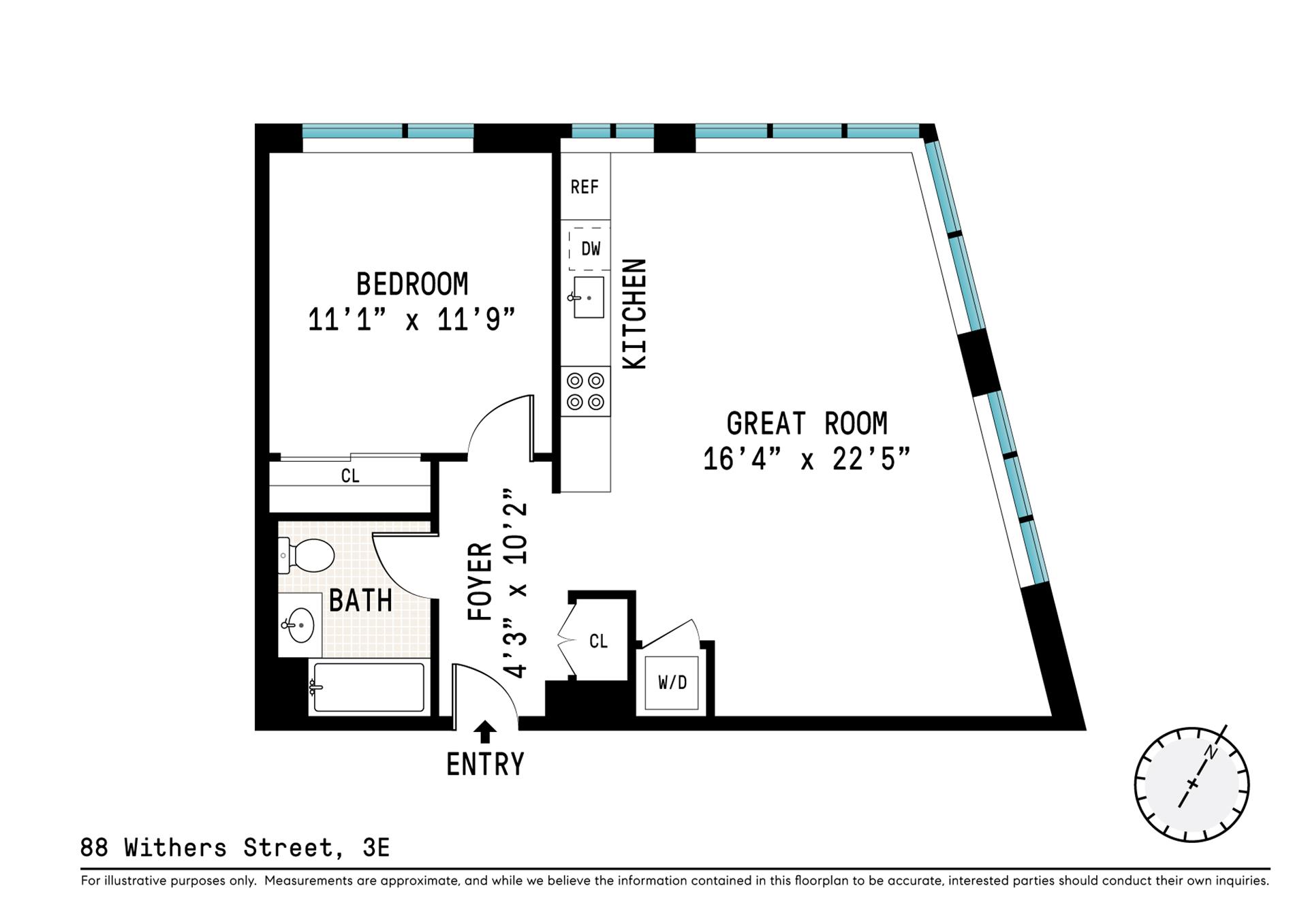 88 WITHERS Street 3E