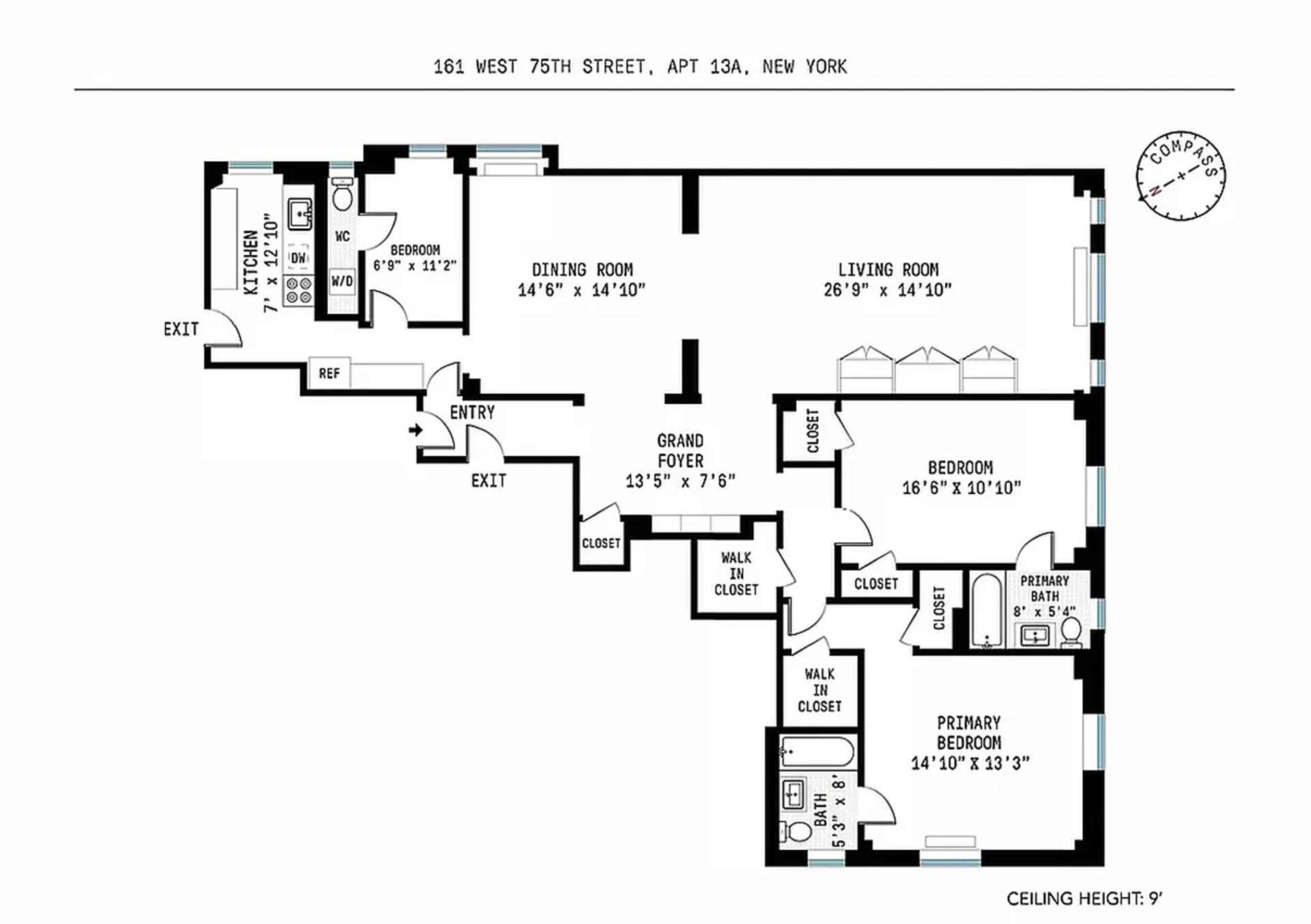 161 W 75TH Street 13A