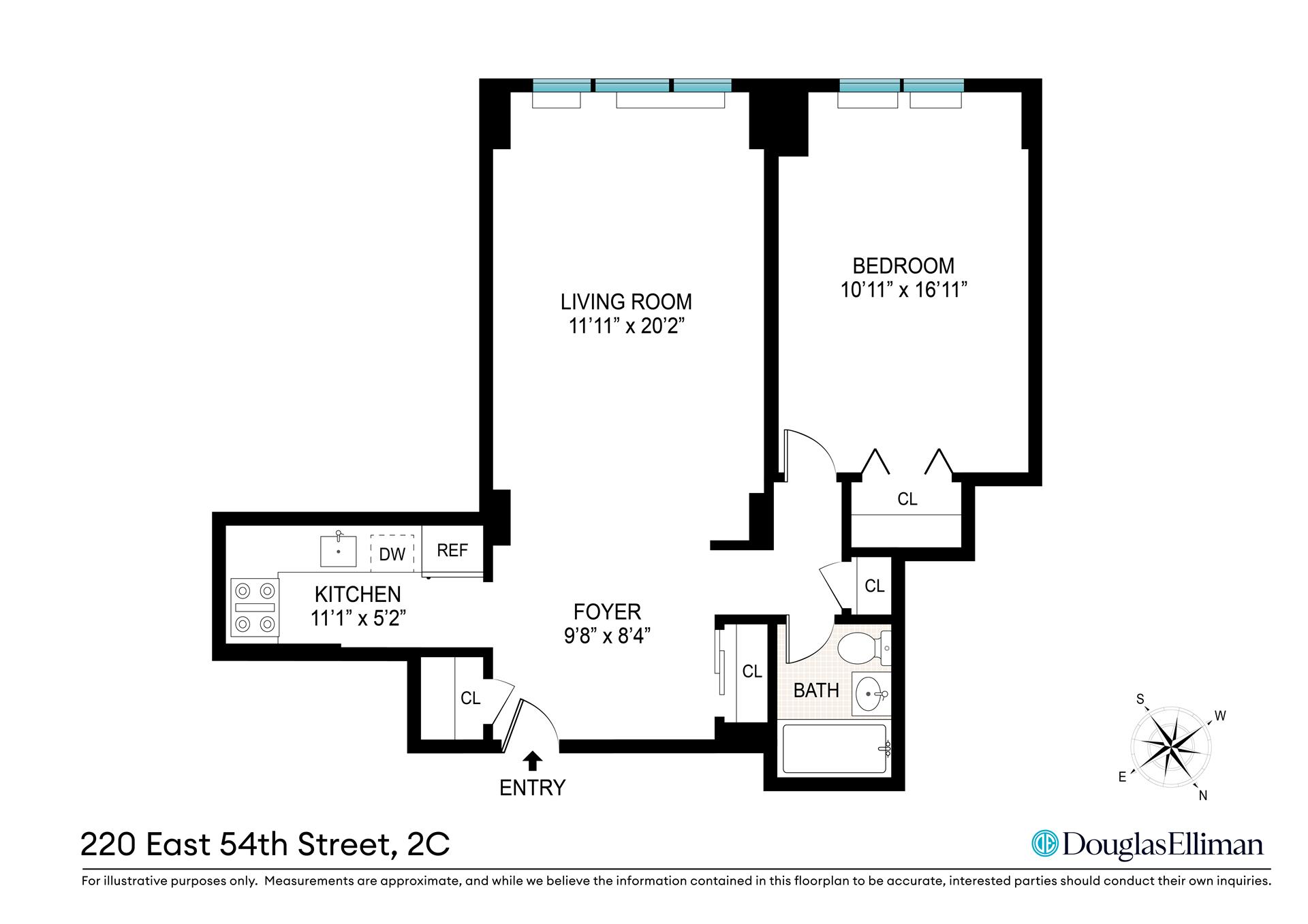 220 E 54TH Street 2C
