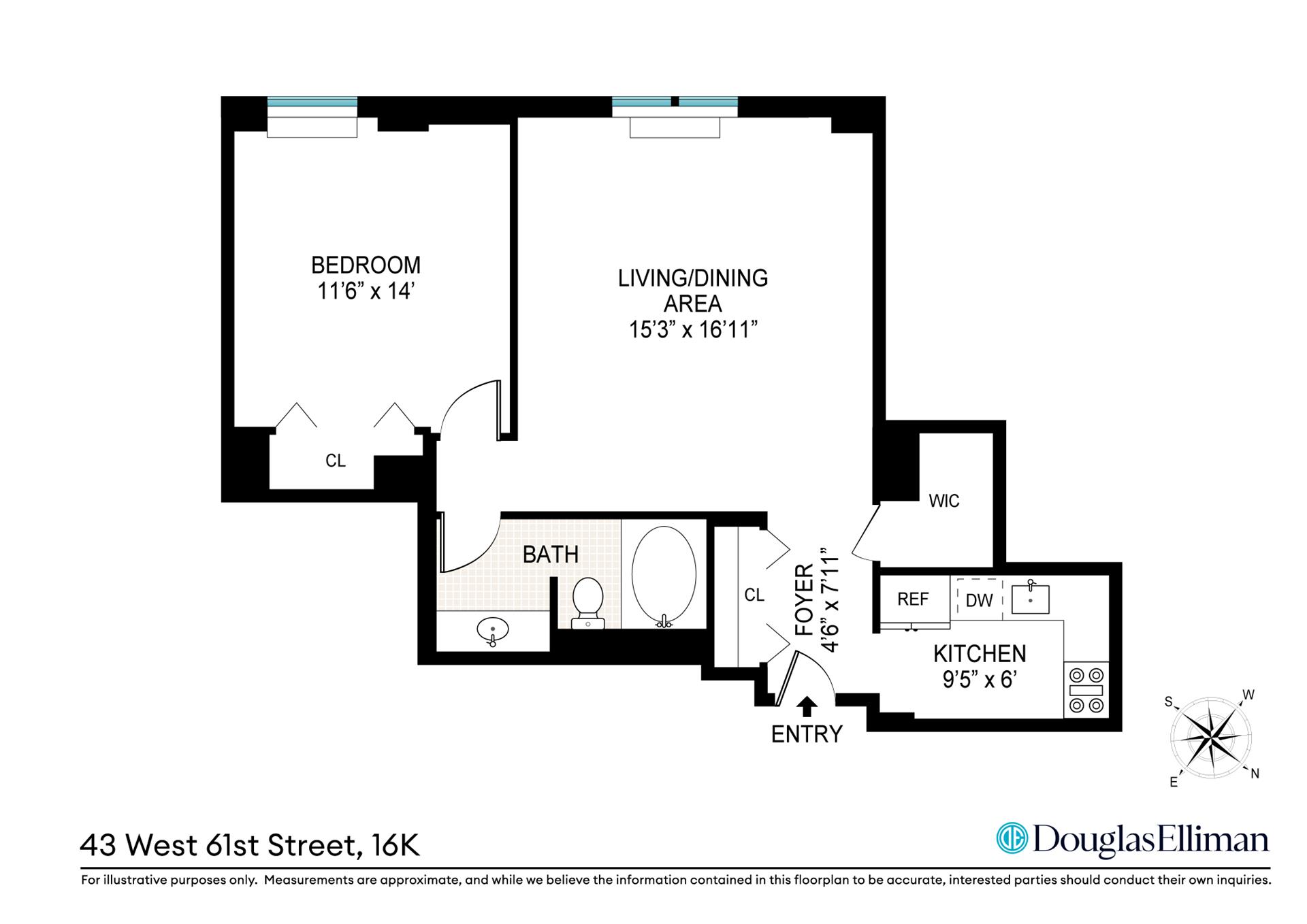 43 W 61ST Street 16K