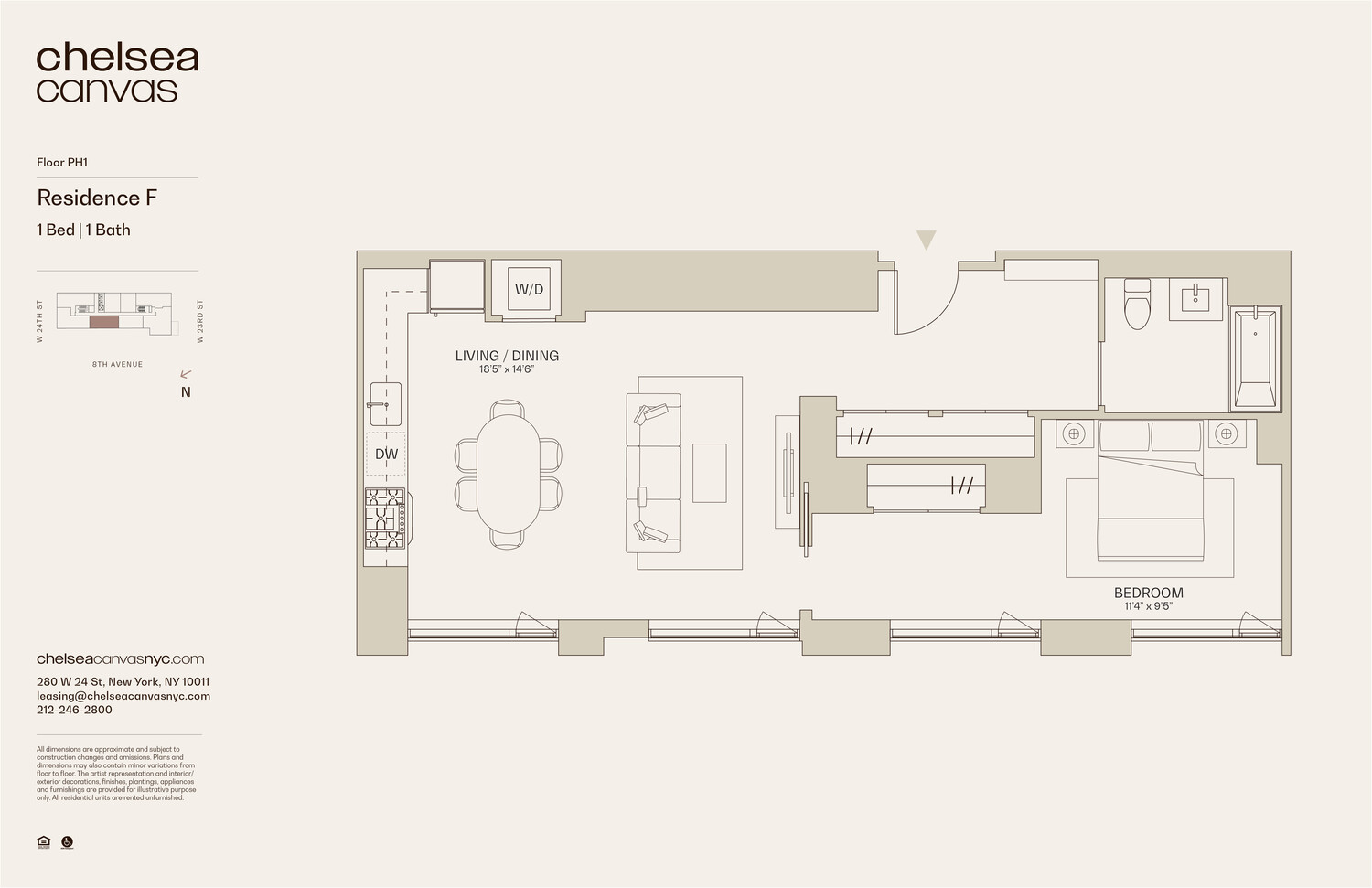 280 W 24TH Street PH1F