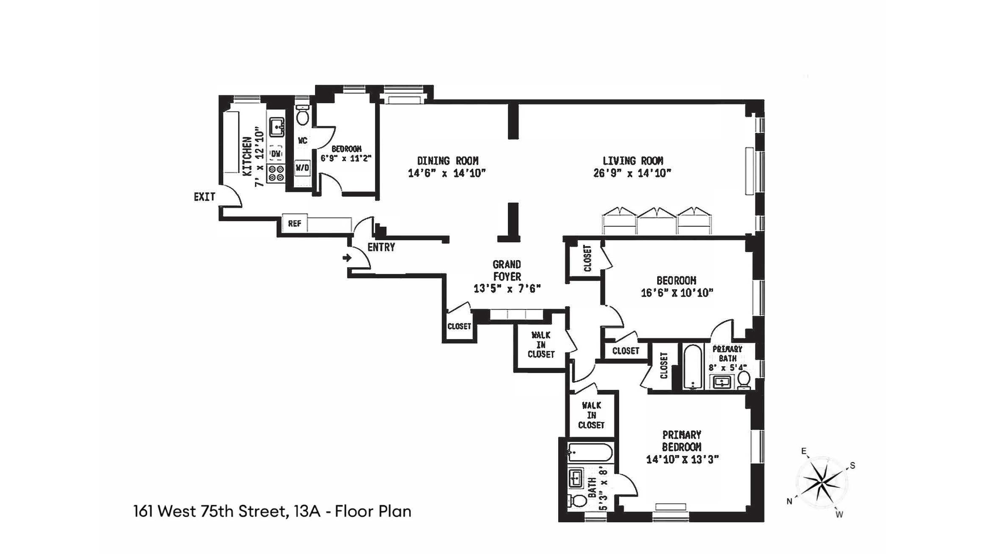 161 W 75TH Street 13A