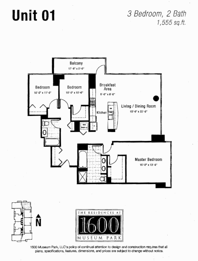 1629 S Prairie Avenue Unit: 801