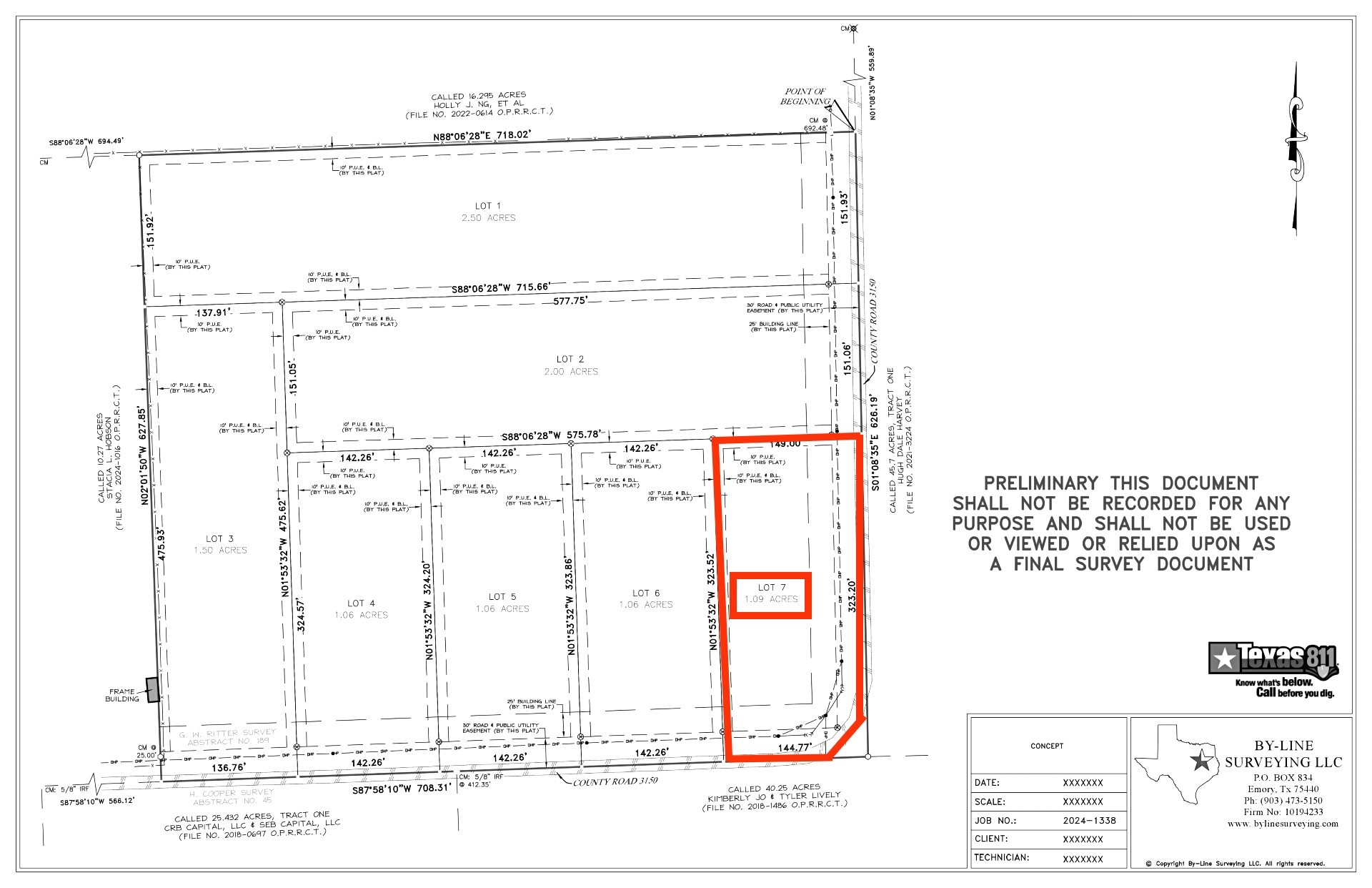 TBD Lot 7 RS County Road 3150
