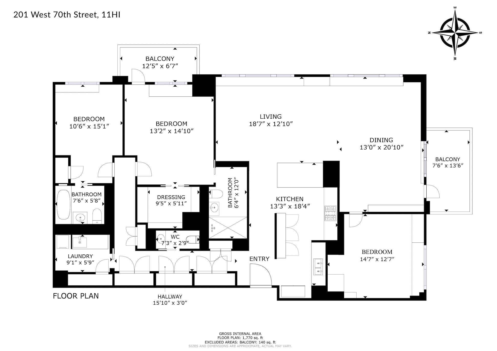 201 W 70th Street 11-HI