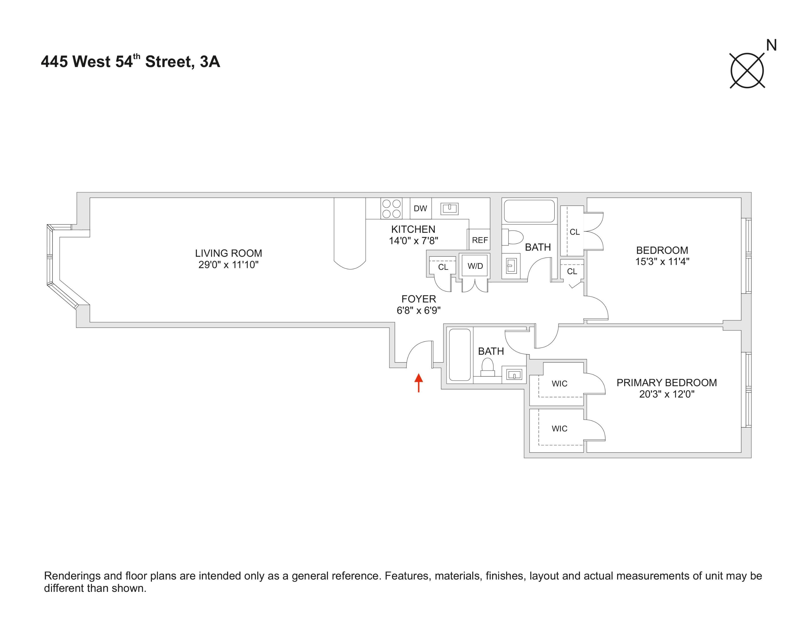 445 W 54th Street 3-A