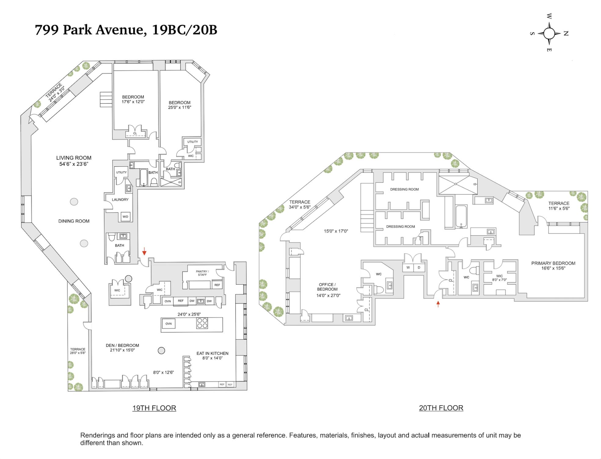 799 Park Avenue 19BC-20B