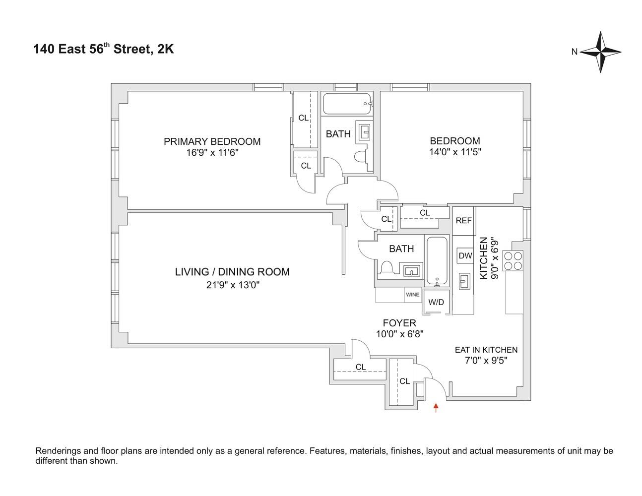 140 E 56th Street 2K
