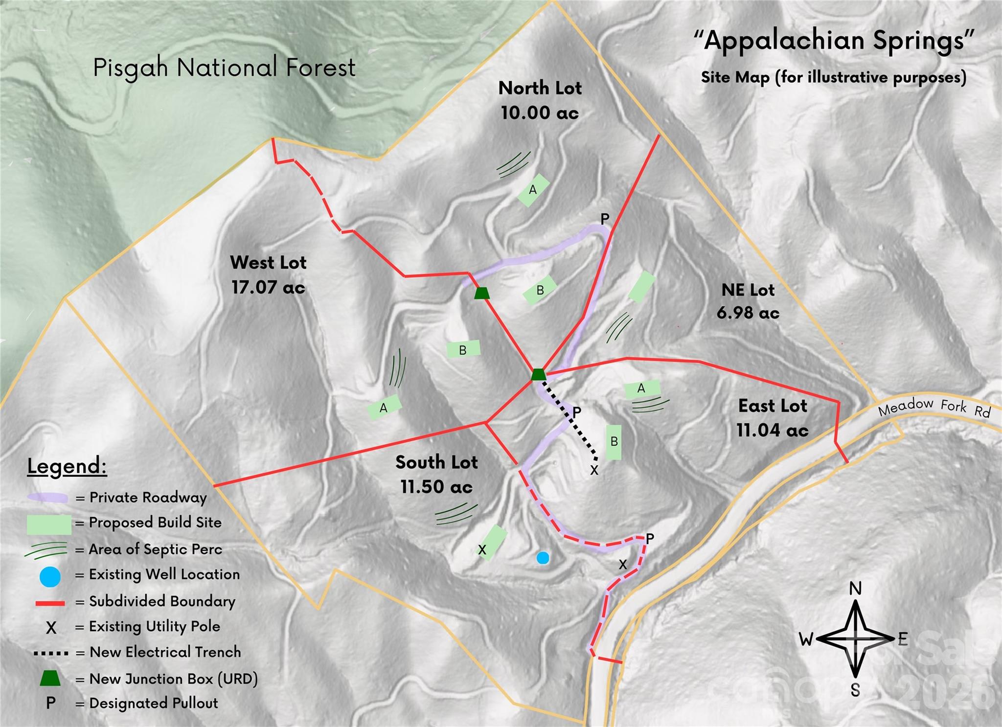 (South Lot) Meadow Fork Road