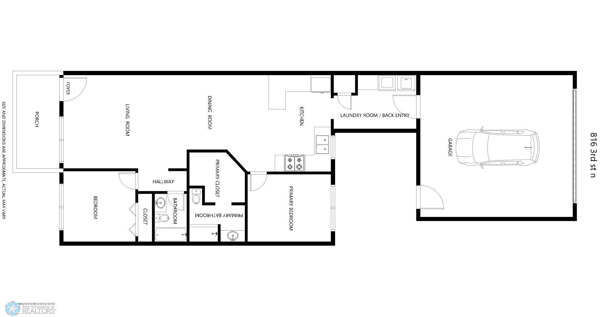 816 3rd Street N Unit: 816