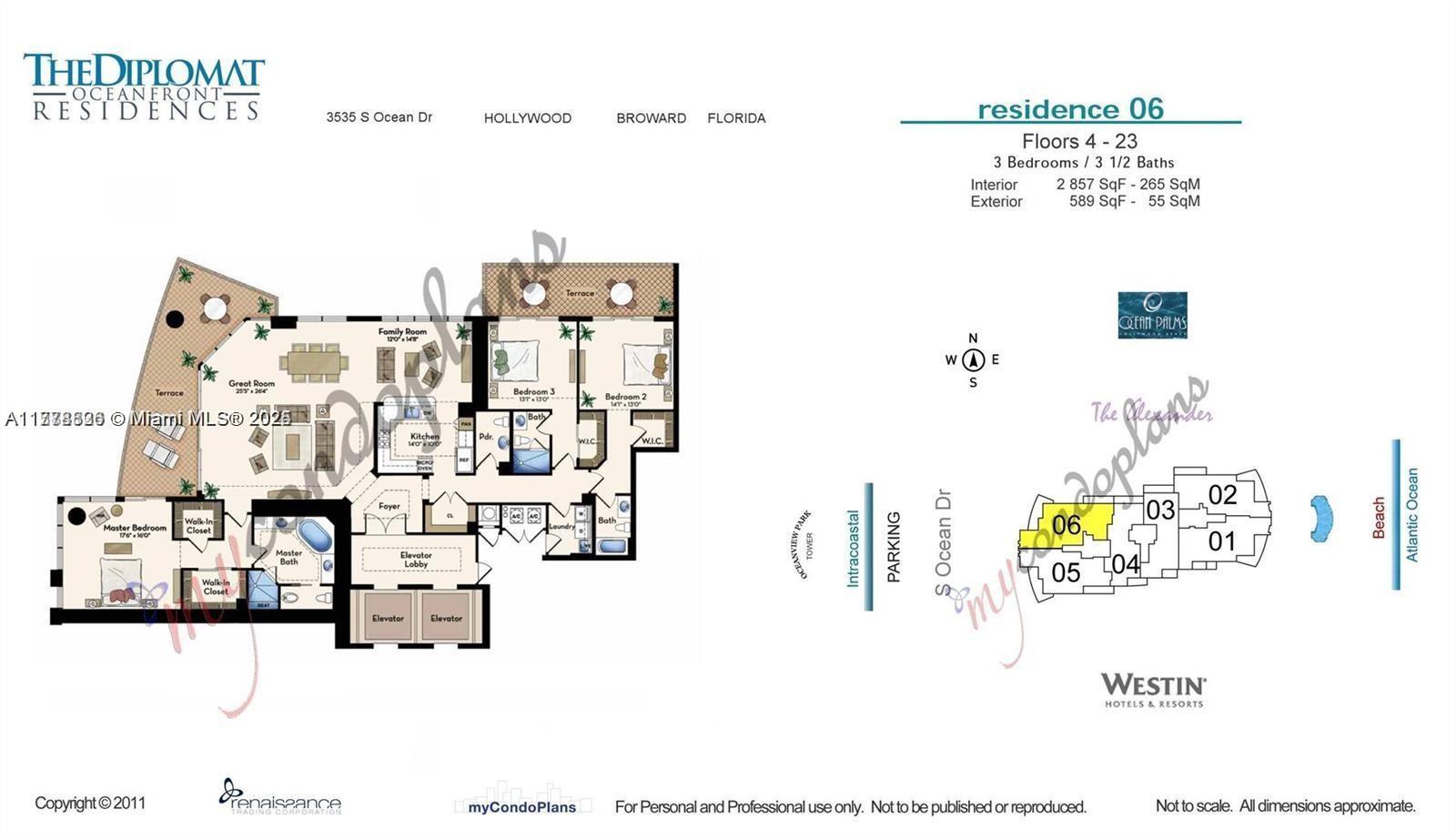 3535 S Ocean Dr( Avail 05.07.25) # 1006