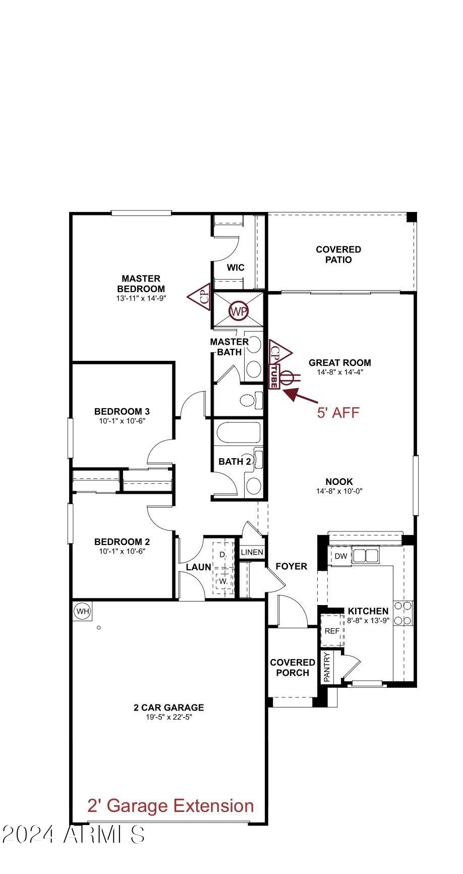 1386 W SPINE TREE Avenue