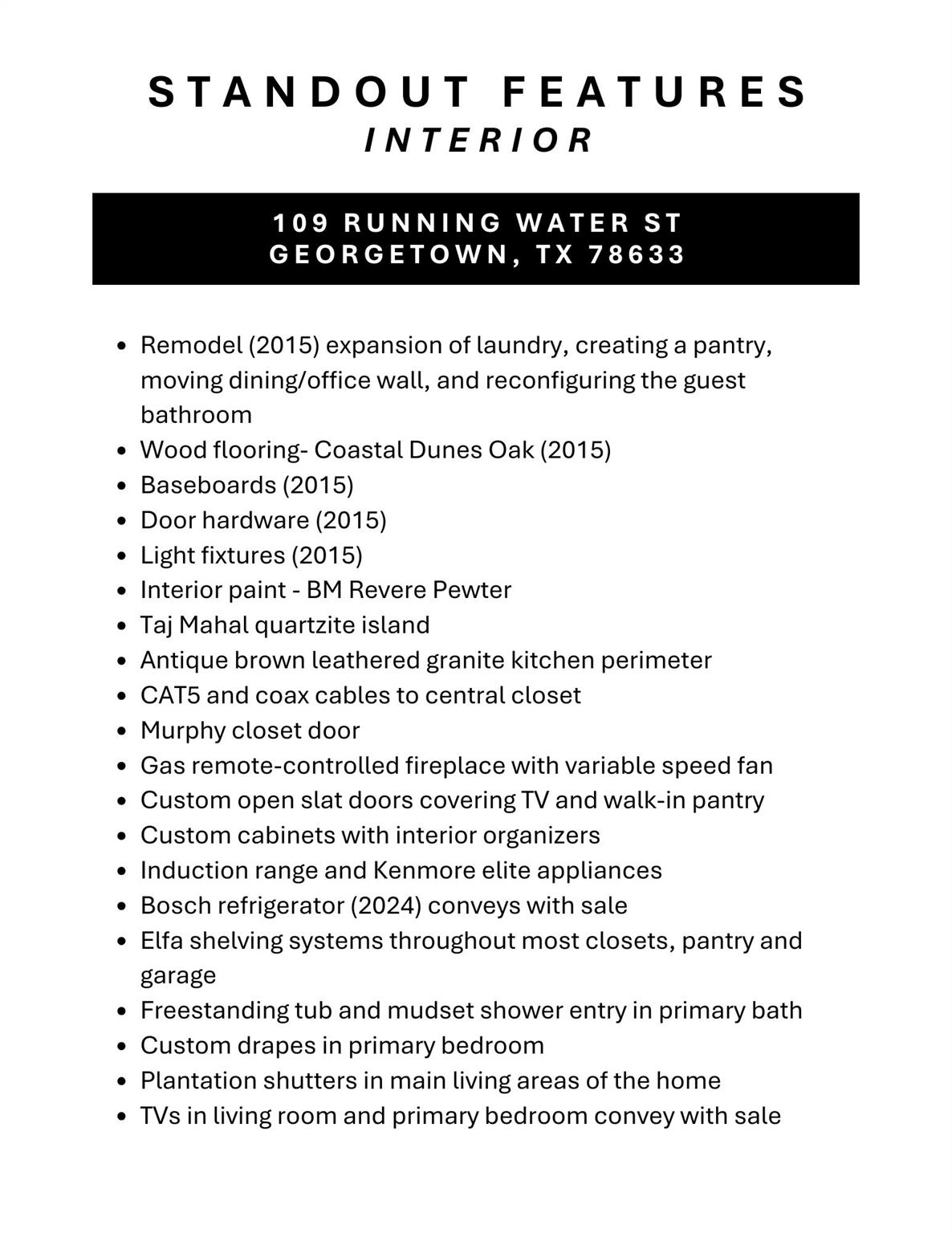 109 Running Water ST