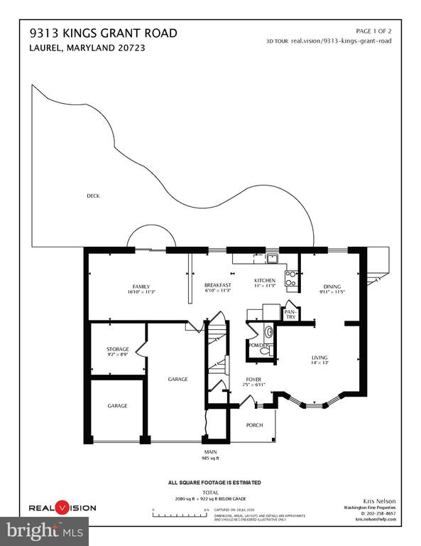 9313 KINGS GRANT ROAD