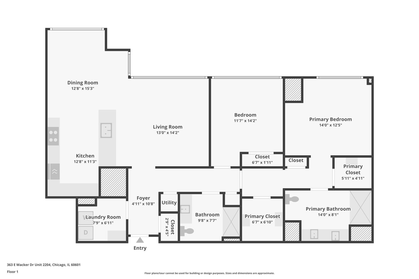 363 E Wacker Drive Unit: 2204